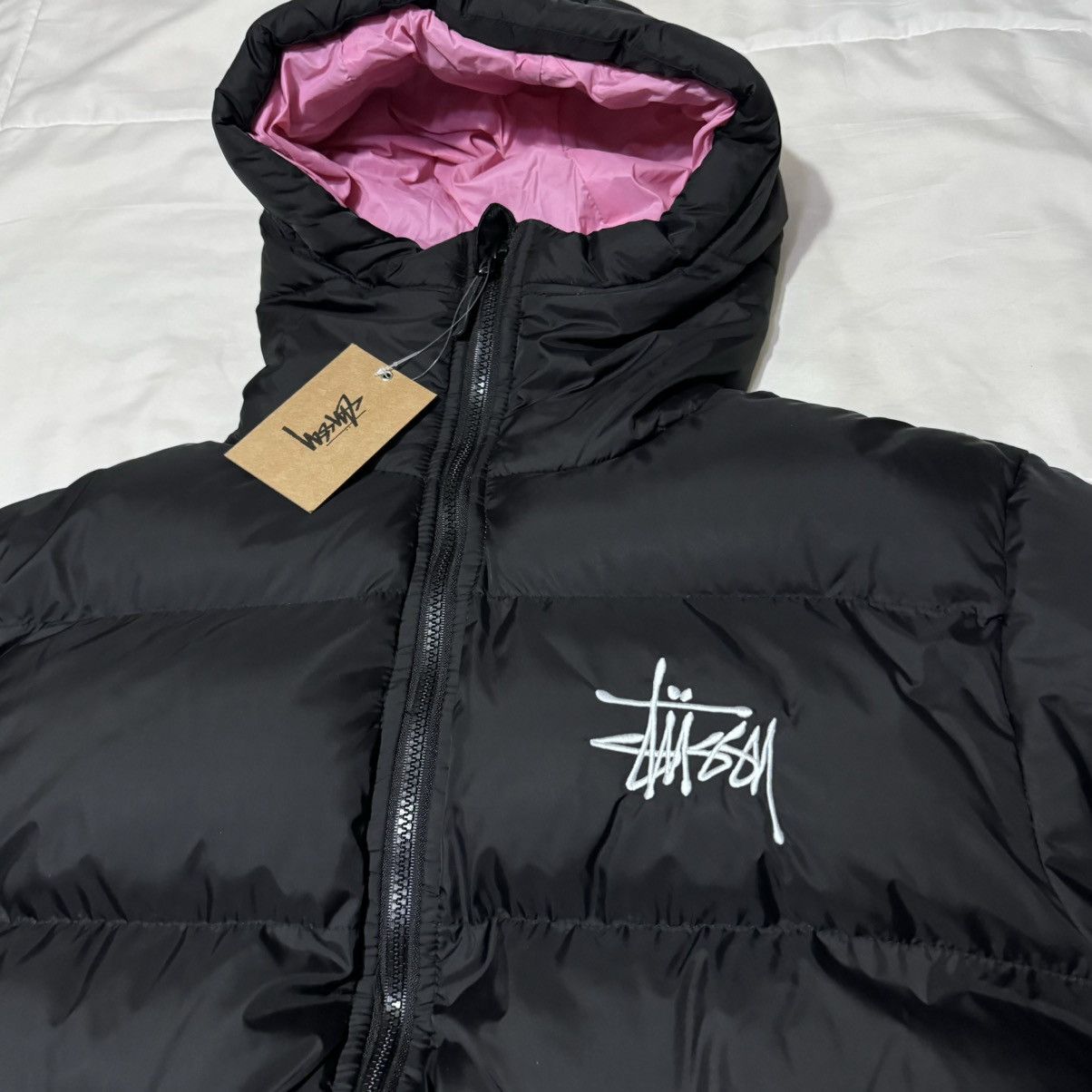 Stussy Black Stussy Puffer Size US L / EU 52-54 / 3 - 5 Thumbnail