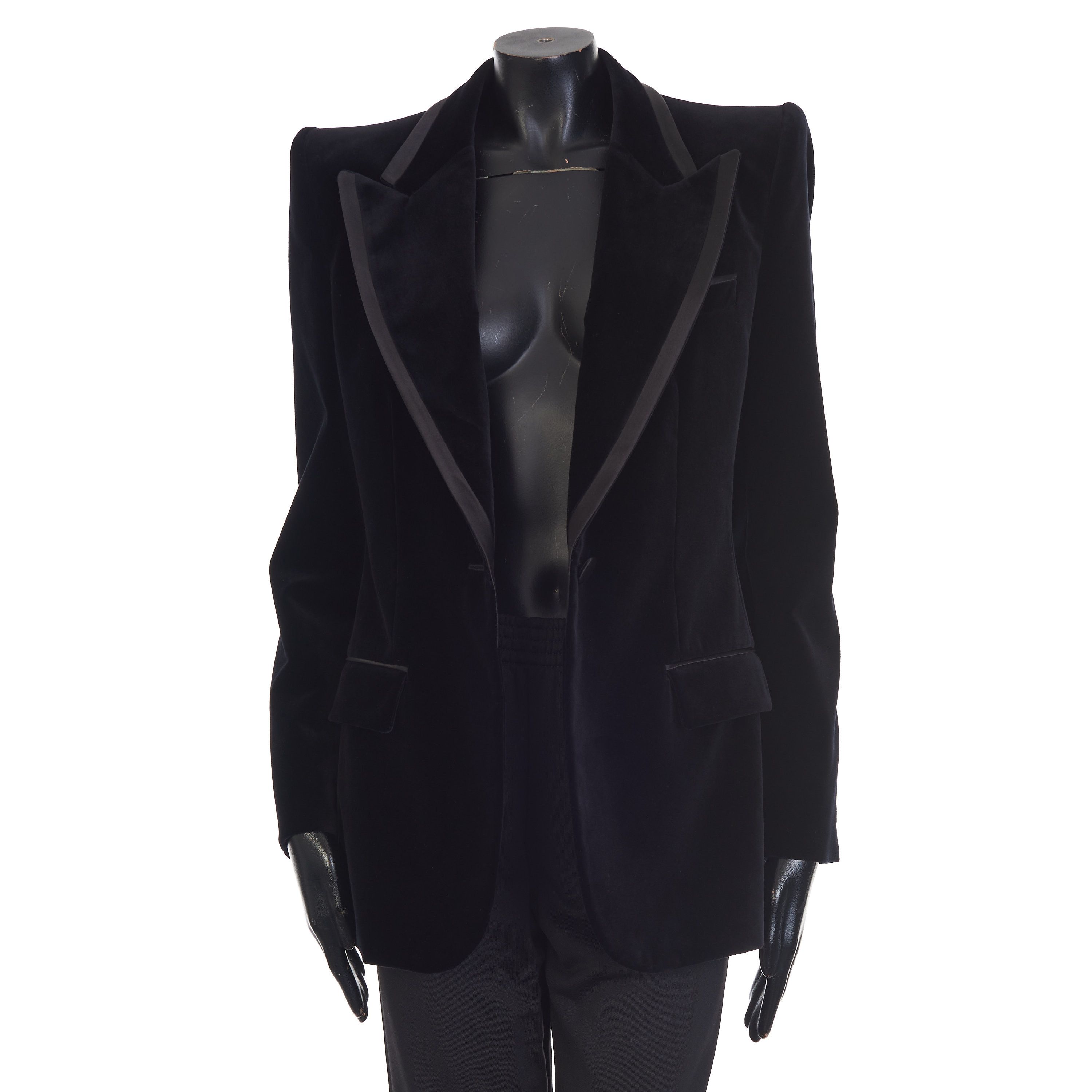 Gucci Single-breasted Velvet Jacket Size M / US 6-8 / IT 42-44 - 9 Thumbnail