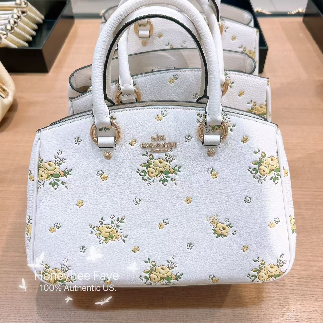 Coach Savannah Small Carryall Bag With Floral Print CAL42 Size ONE SIZE - 2 Thumbnail