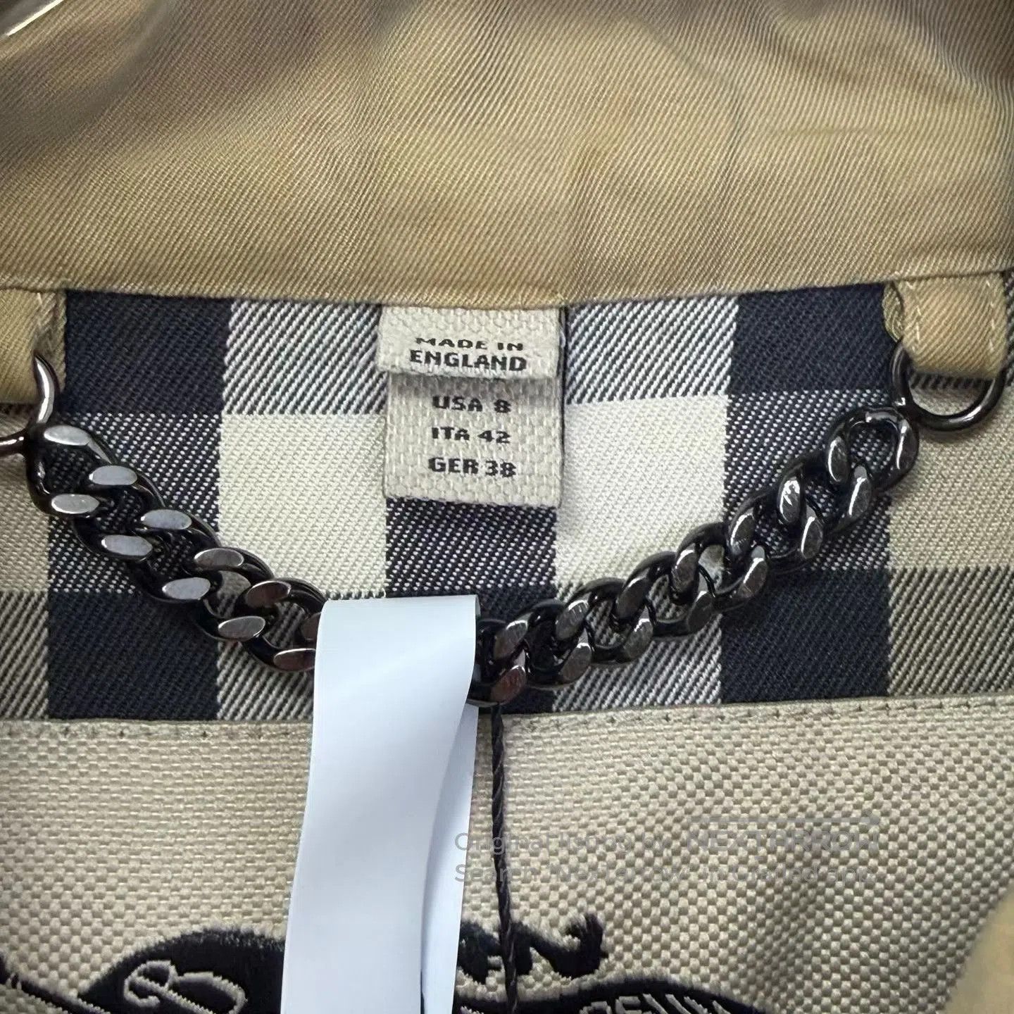 Burberry Burberry Khaki Inner Check Trench Coat. Size S / US 4 / IT 40 - 2 Thumbnail