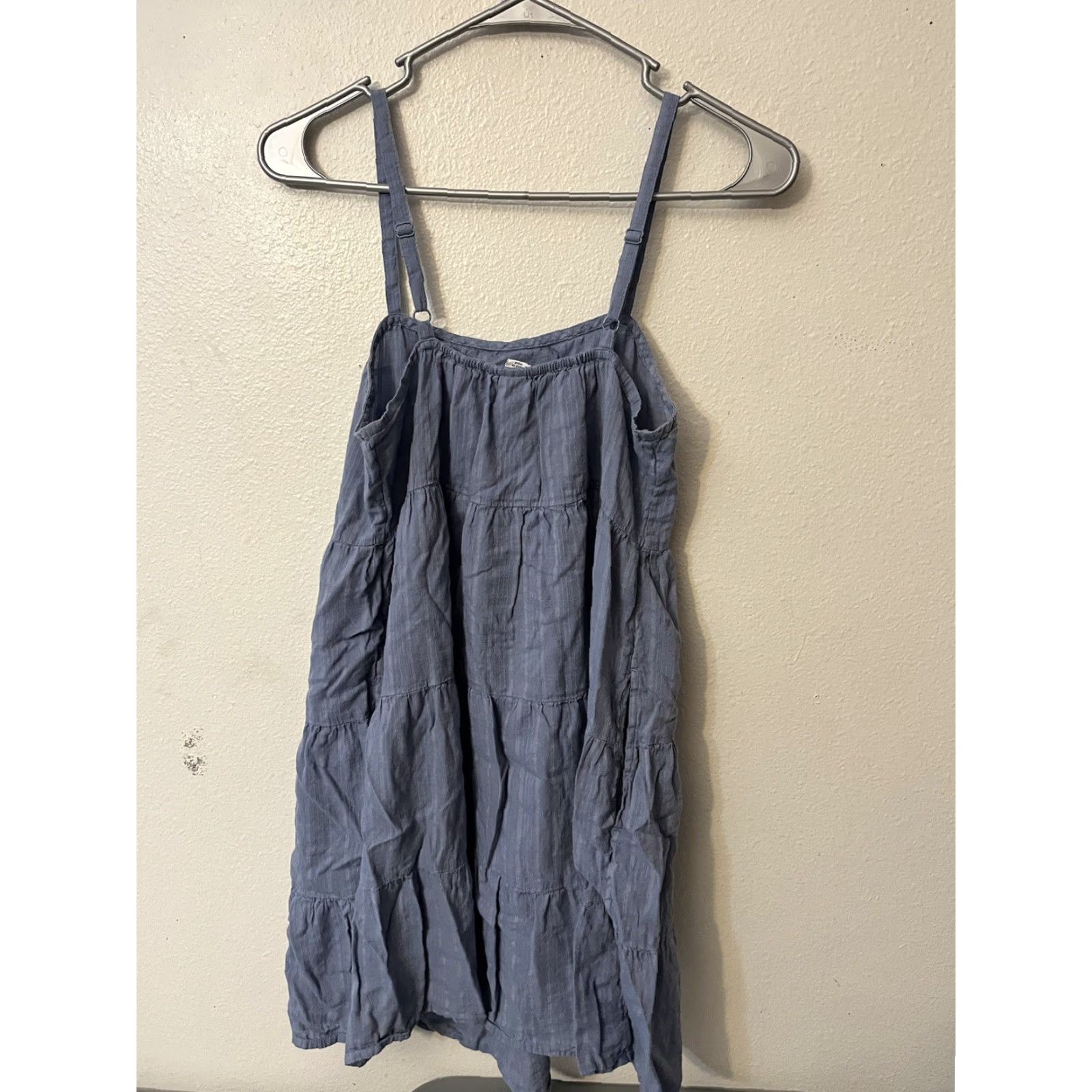 Old Navy Old Navy Women S Racerback Tank Top Blue Dress Length Knee Length Fit & Flare Polyester Rayon Spandex Size S / US 4 / IT 40 - 2 Thumbnail