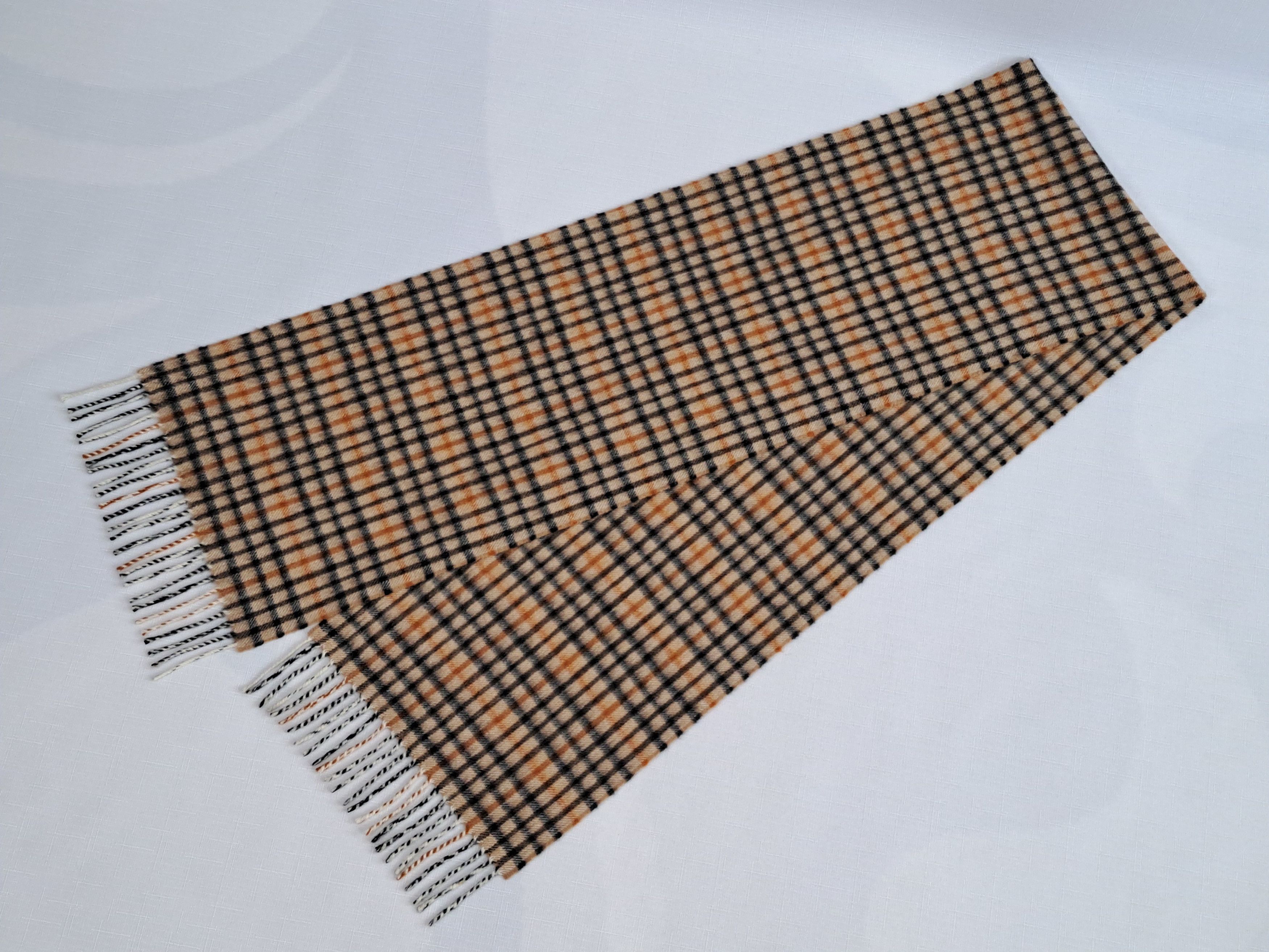 DAKS DAKS London checked wool scarf. Size ONE SIZE - 6 Thumbnail