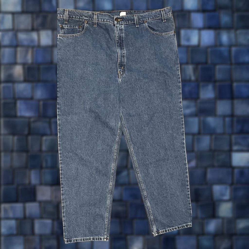 Levi's VINTAGE Levi's Jeans 540 Signature Relaxed Fit 46x30 45x30 Big & Tall Men denim blue 90s Retro NWT 100% Cotton USA Mens Jeans Size US 44 / EU 60 - 1 Thumbnail