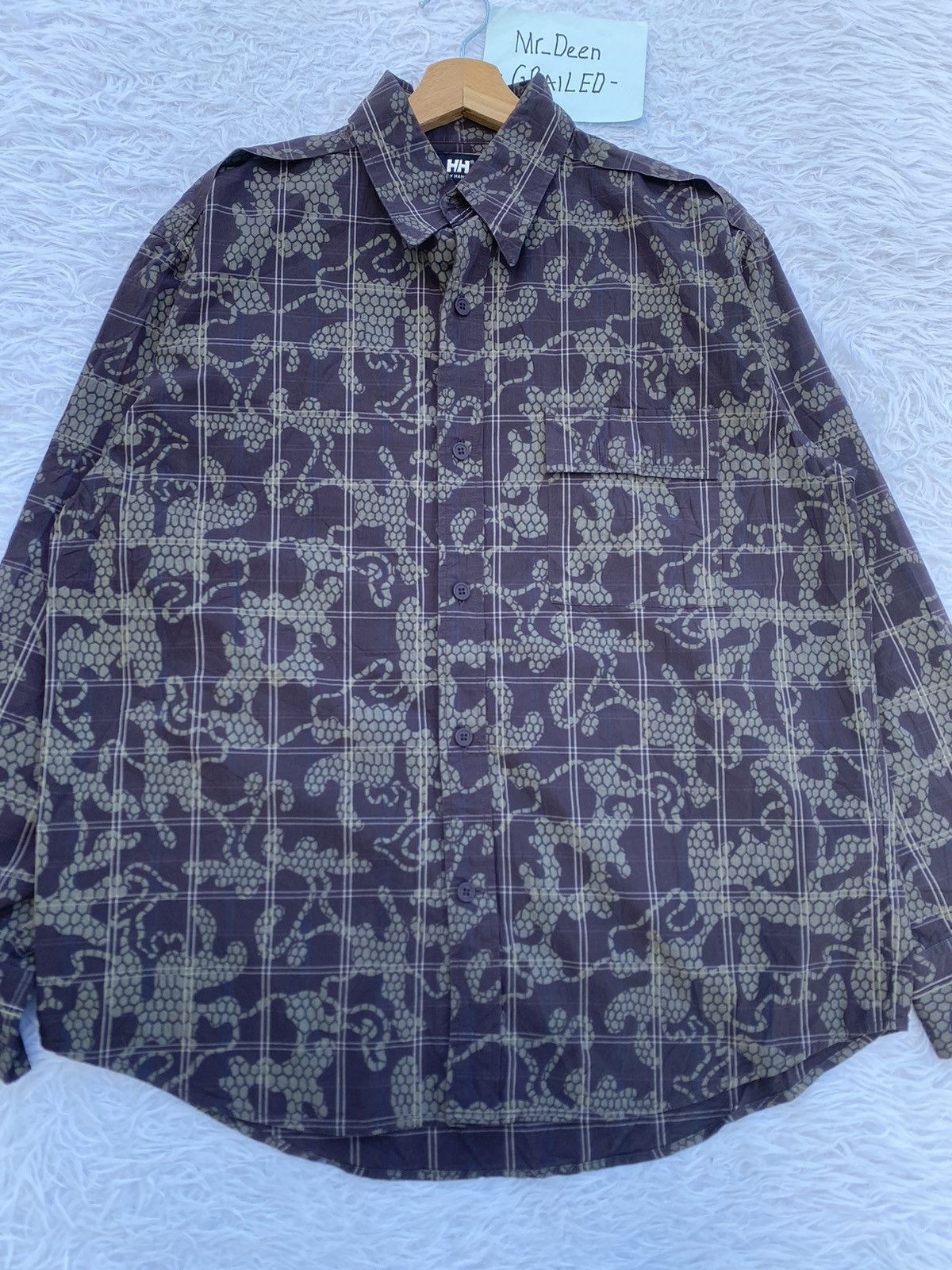 Helly Hansen Rare Helly Hansen Camo Button Ups Shirt Size US M / EU 48-50 / 2 - 7 Thumbnail
