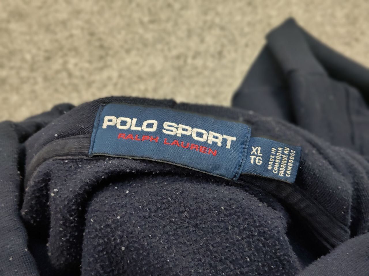Polo Ralph Lauren Vintage 90's Polo Sport Ralph Lauren logo blue Hoodie Size US XL / EU 56 / 4 - 15 Thumbnail