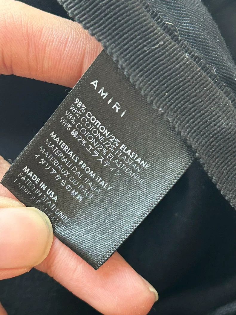 Amiri Amiri Black jeans with holes in both knees 2501-Nextarrow Size US 32 / EU 48 - 6 Thumbnail