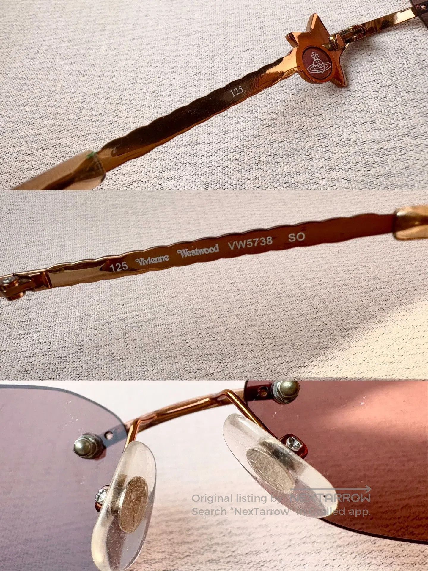 Vivienne Westwood Vivienne Westwood Vintage Star Sunglasses. Size ONE SIZE - 4 Thumbnail