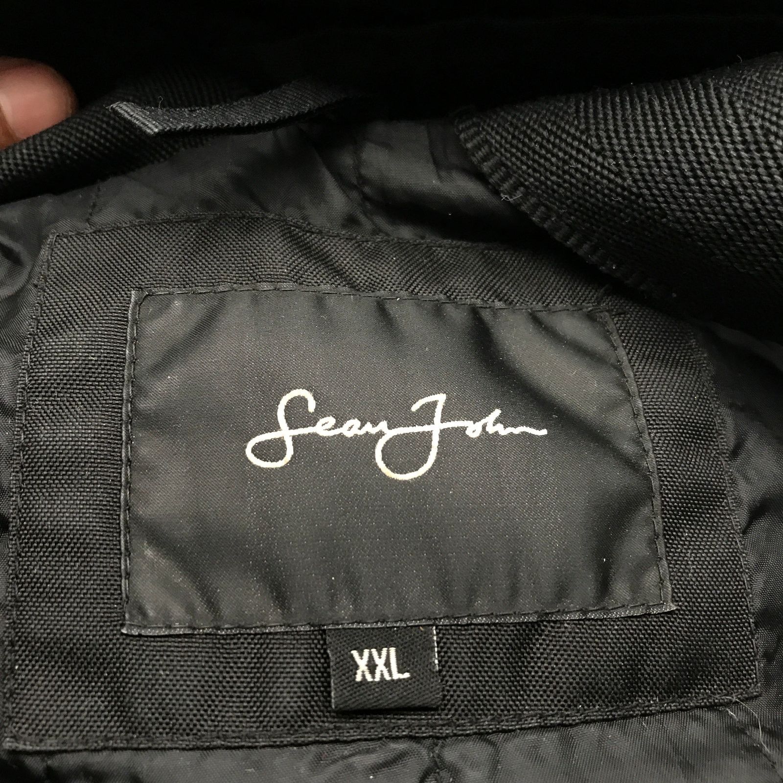 Other Vintage Sean John GIII Apparel Jacket Hooded Mens XXL Black Size US XXL / EU 58 / 5 - 3 Thumbnail