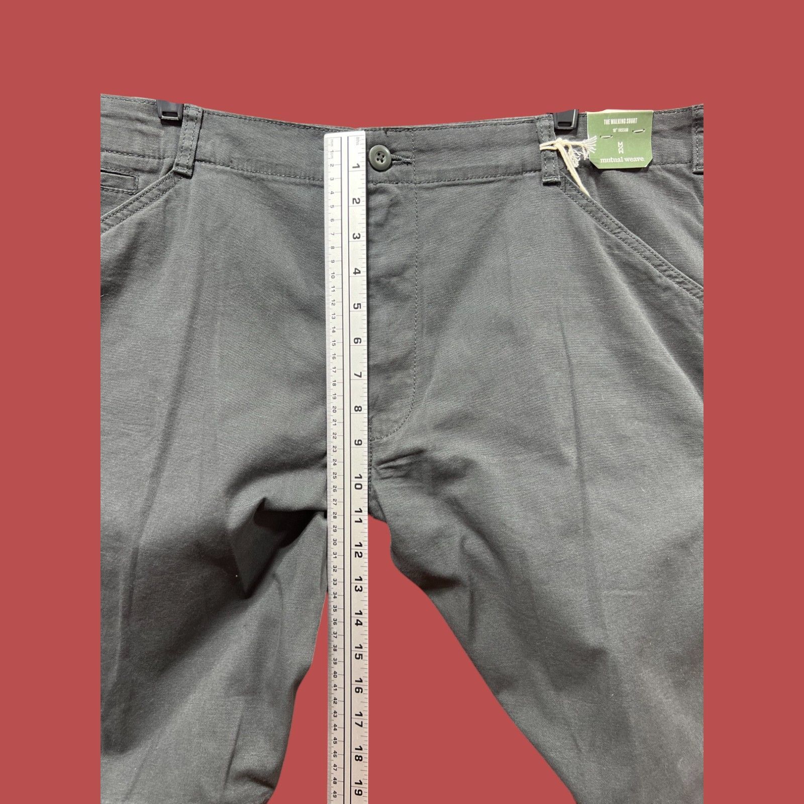 Other Mutual Weave - Men's 10" Inseam Canvas Walking Shorts - Pira Size US 42 / EU 58 - 7 Thumbnail