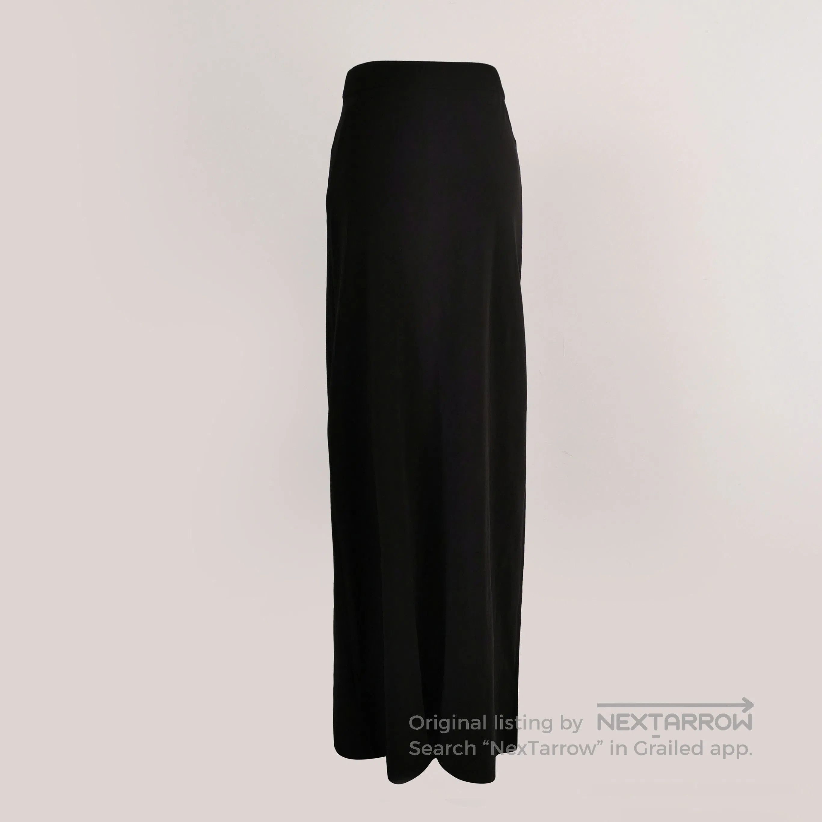 Burberry Burberry Black Logo Cutout Maxi Skirt . Size US 26 / EU 42 - 1 Thumbnail