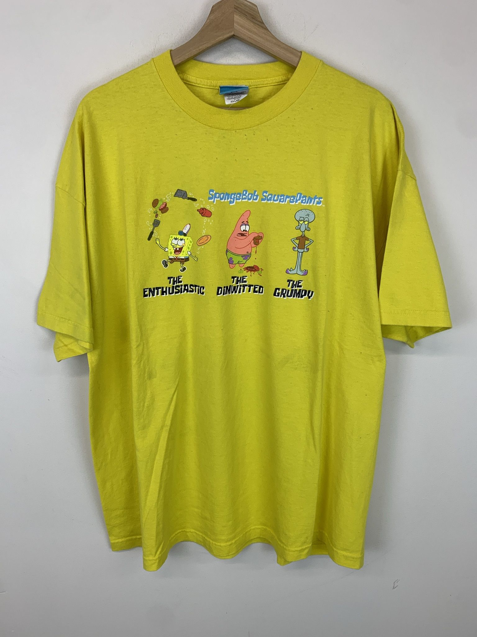 Nickelodeon × Vintage Vintage Spongebob Patrick Squidward Nickelodeon Tee Size XL Size US XL / EU 56 / 4 - 1 Thumbnail