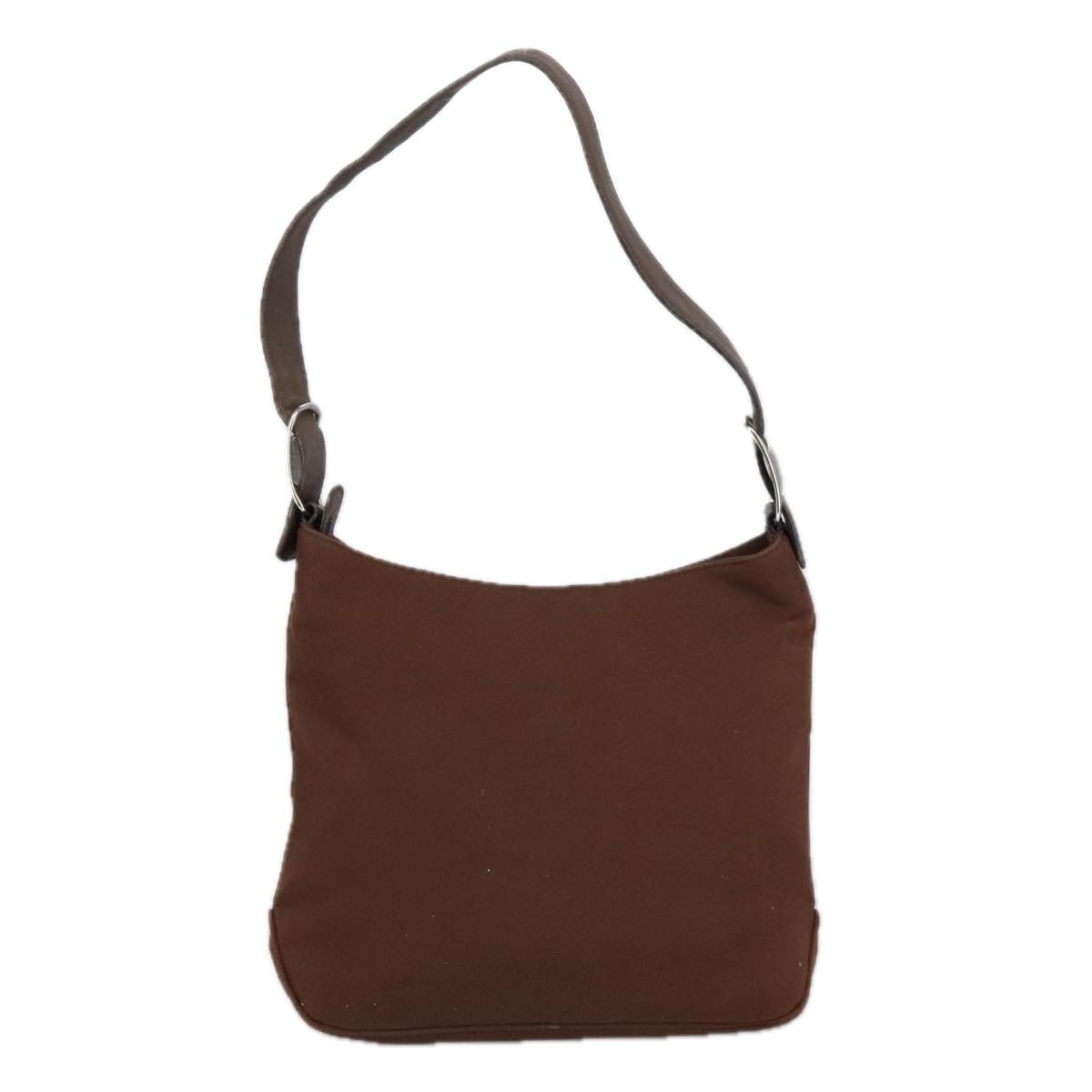 Salvatore Ferragamo Salvatore Ferragamo Shoulder Bag Canvas Leather Brown Silver Size ONE SIZE - 3 Thumbnail