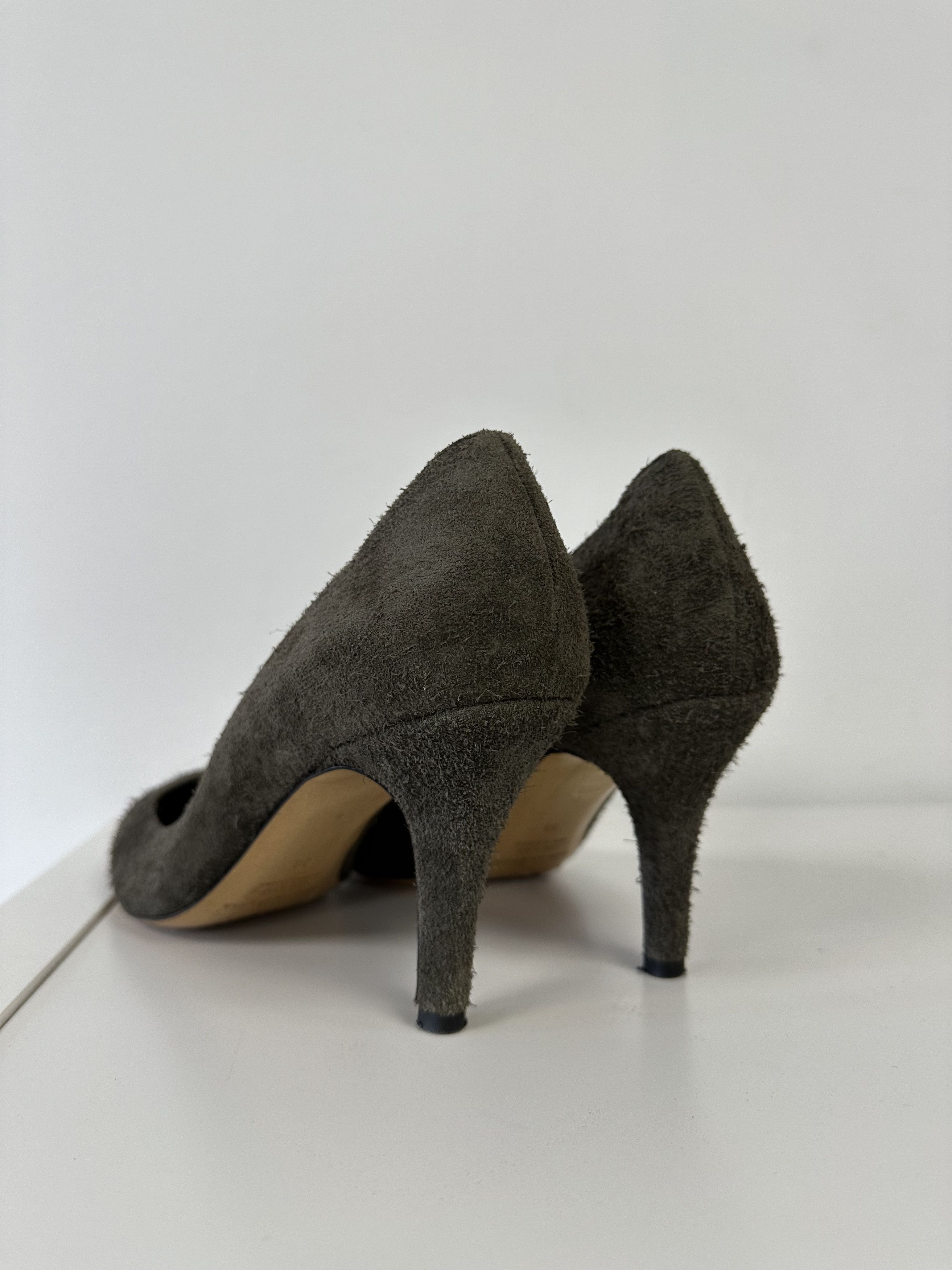 Isabel Marant Etoile Isabel Marant Etoile Fluffy Suede Heels 6467AC Size US 9 / IT 39 - 5 Thumbnail