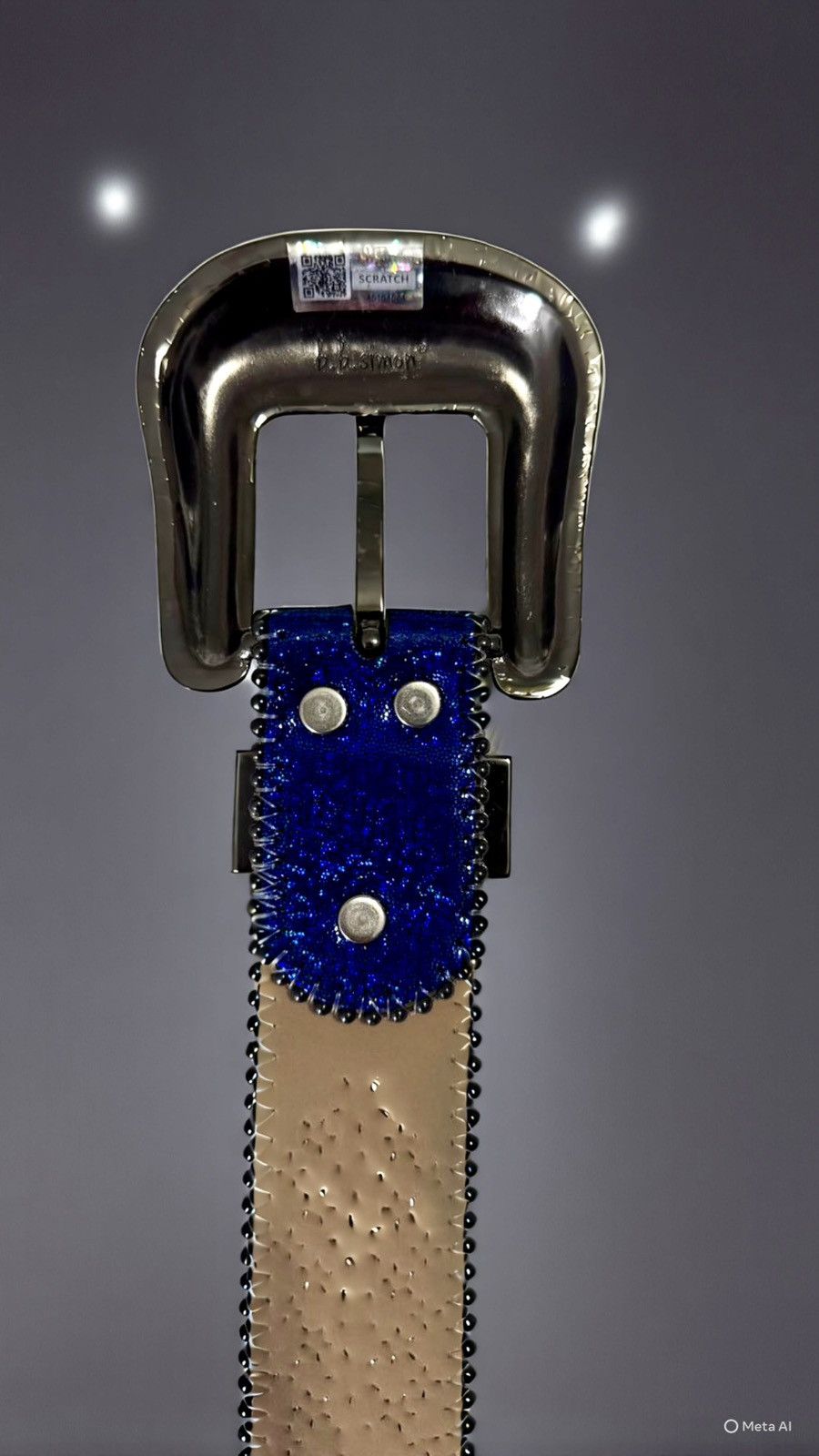 B.B. Simon B.B Simon Belt Size 38 - 3 Thumbnail