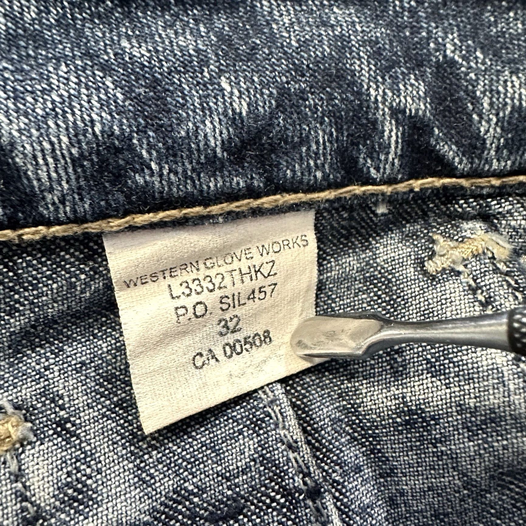 Silver Jeans Co. VINTAGE Silver Jeans Skirt Womens 32 Blue Midi Denim Cotton Solid Zip Casual 90s 2000s Mens Women Girls Size 24" / US 00 / IT 34 - 6 Thumbnail