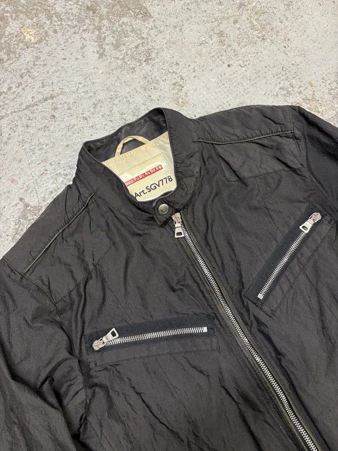 Prada 2000s Prada Black Minimalist Jacket Size US M / EU 48-50 / 2 - 5 Thumbnail