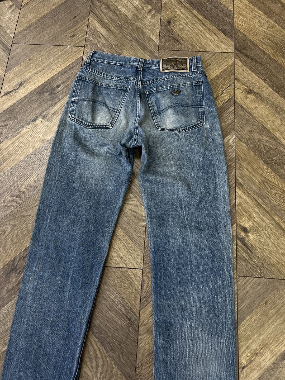 Armani × Emporio Armani × Vintage Vintage Armani Denim Blue Streetwear Jeans Size US 30 / EU 46 - 15 Thumbnail