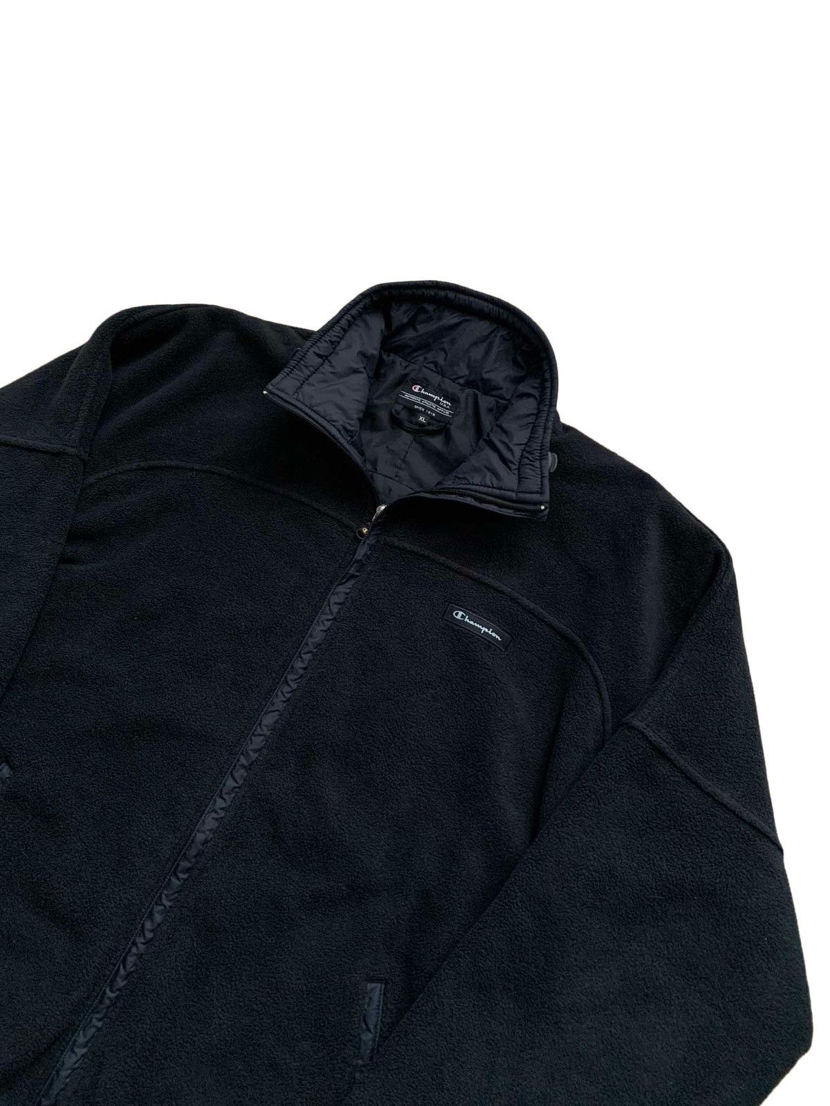 Champion × Vintage Vintage Champion Fleece Jacket Zip Polartec Windbreaker Size US XL / EU 56 / 4 - 2 Thumbnail