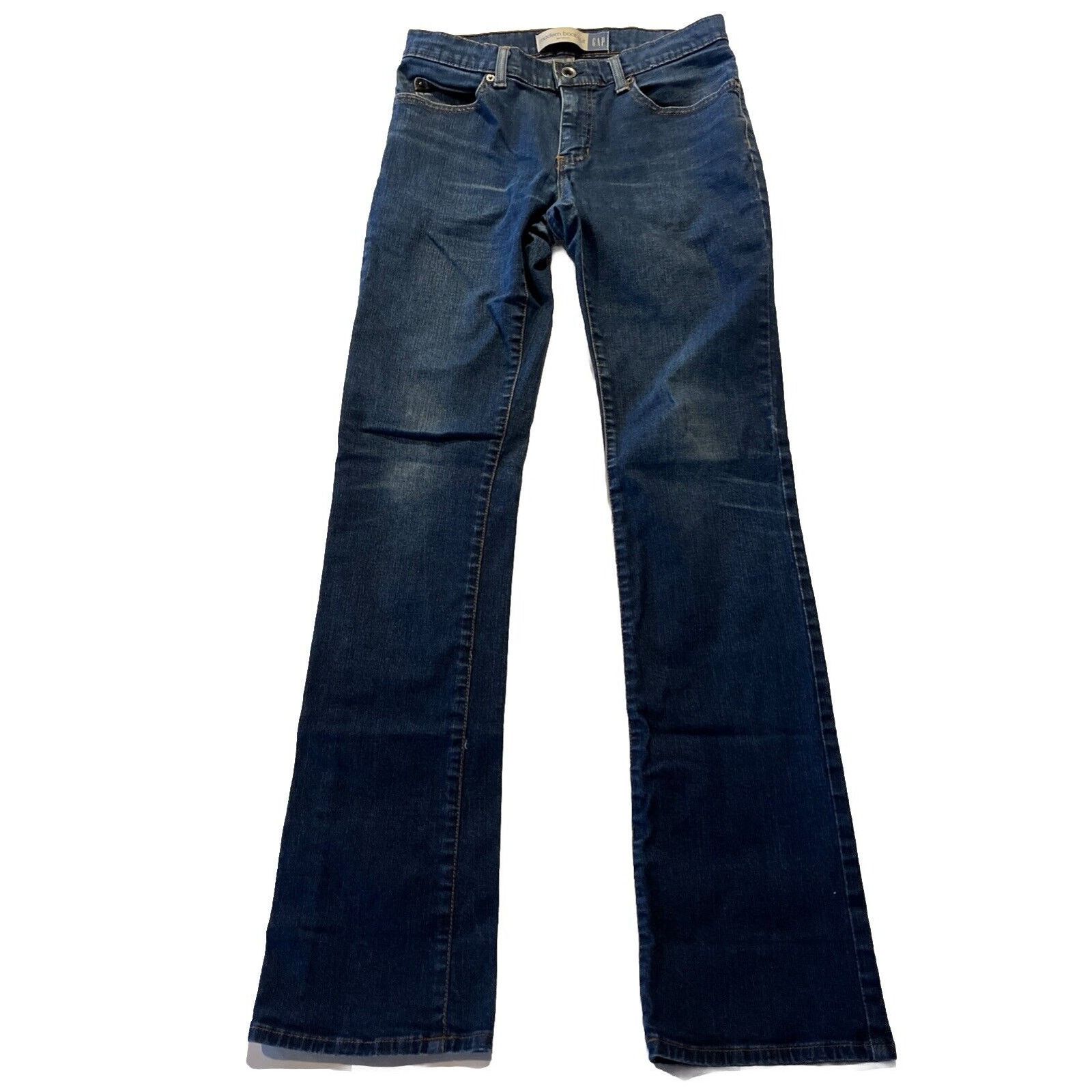 Gap Gap Jeans Women’s 30x33 Blue Dark Wash Modern Bootcut Denim Size 30" / US 8 / IT 44 - 1 Thumbnail