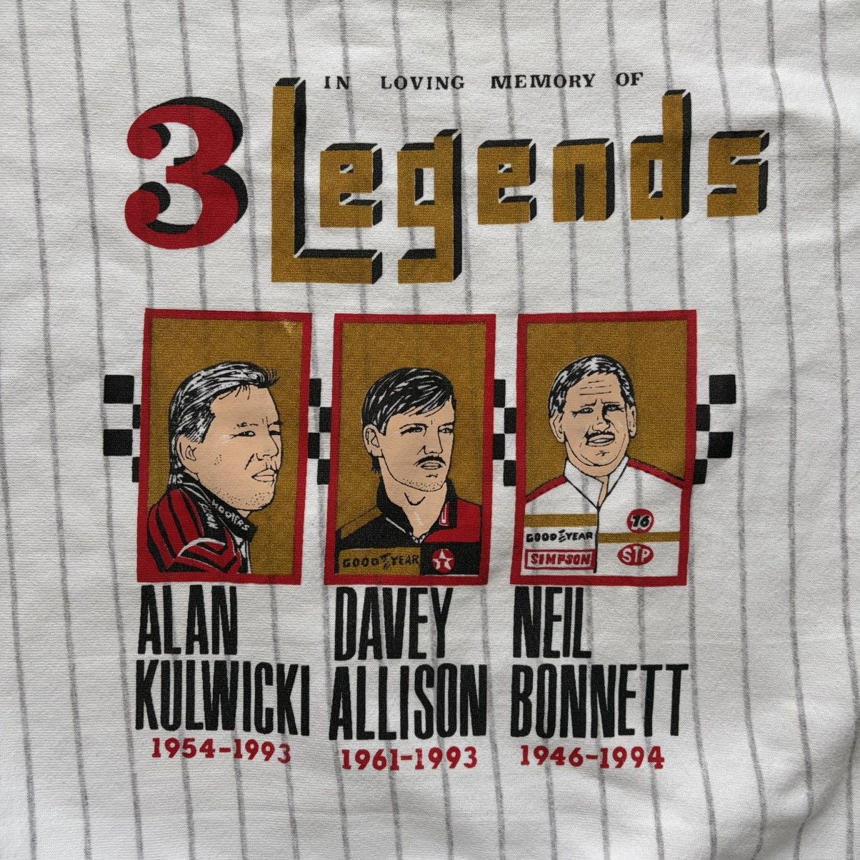 Vintage Vintage 1990s 90s 3 NASCAR Legends Crewneck Sweatshirt L Size US L / EU 52-54 / 3 - 3 Thumbnail