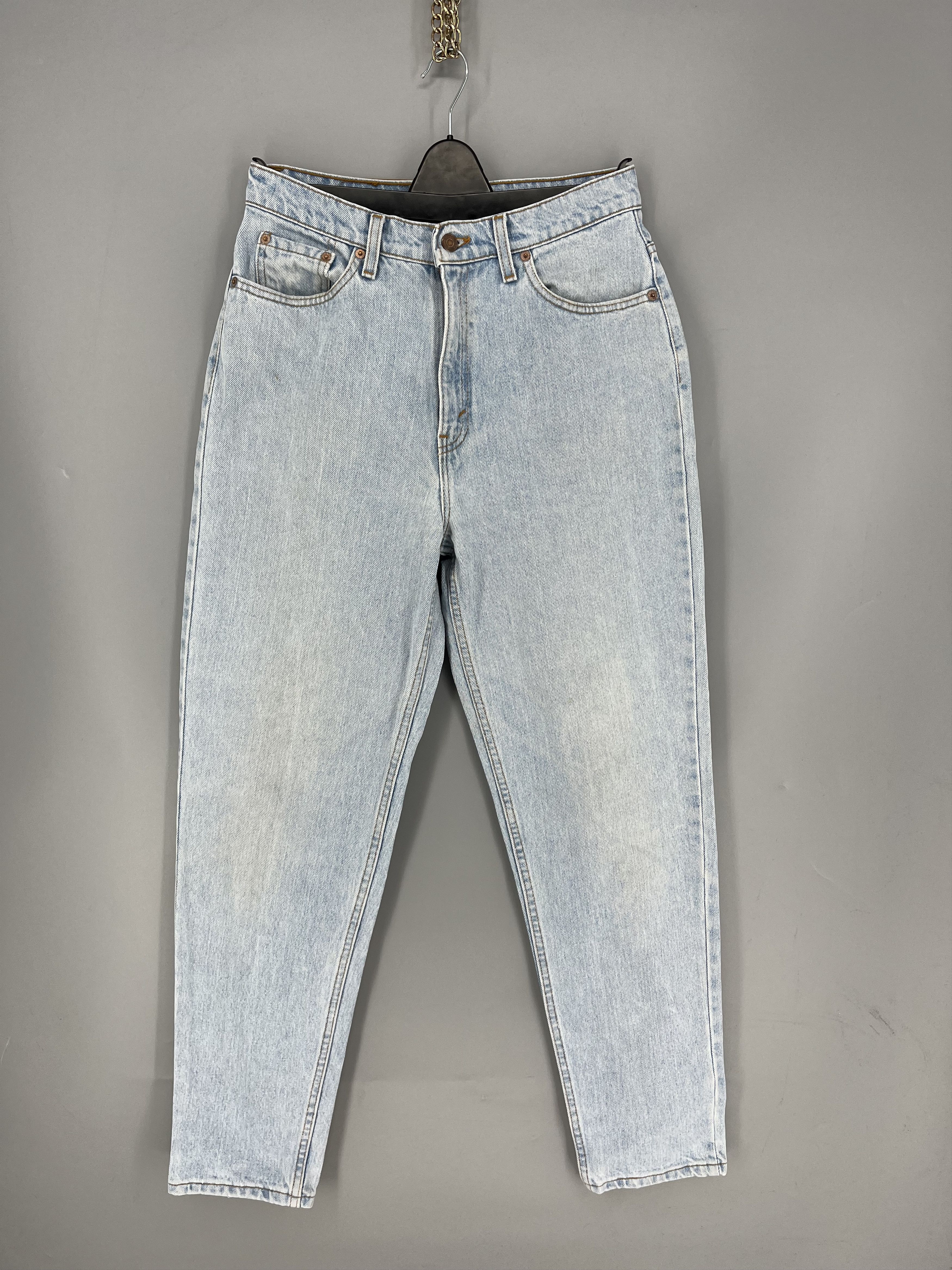 Levi's Vintage Levi’s 512 Slim Fit Straight Leg Light Blue Jeans Size US 30 / EU 46 - 2 Thumbnail