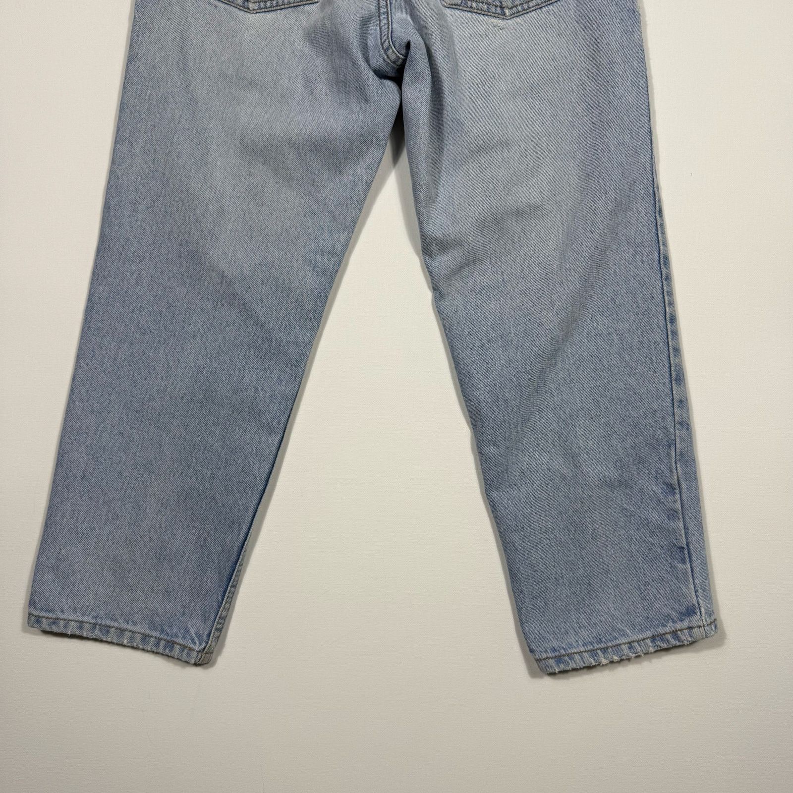 Levi's Vintage Levi’s 550 Jeans Light Wash Distressed USA 29x25 Y2K Size 29" - 4 Thumbnail
