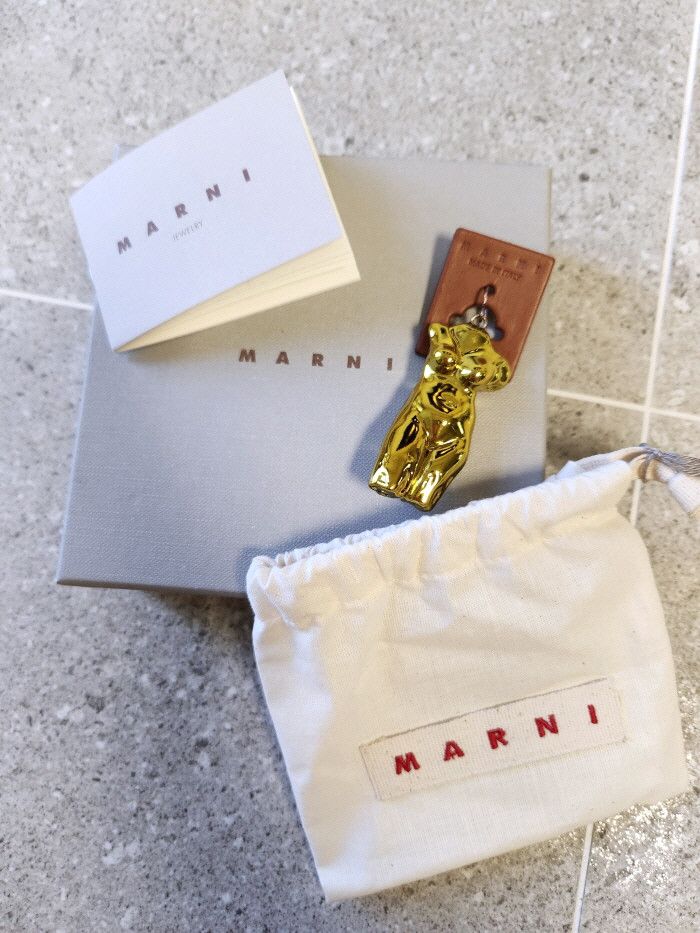 Marni Marni Gold Single Statue Pop Earring Size ONE SIZE - 5 Thumbnail