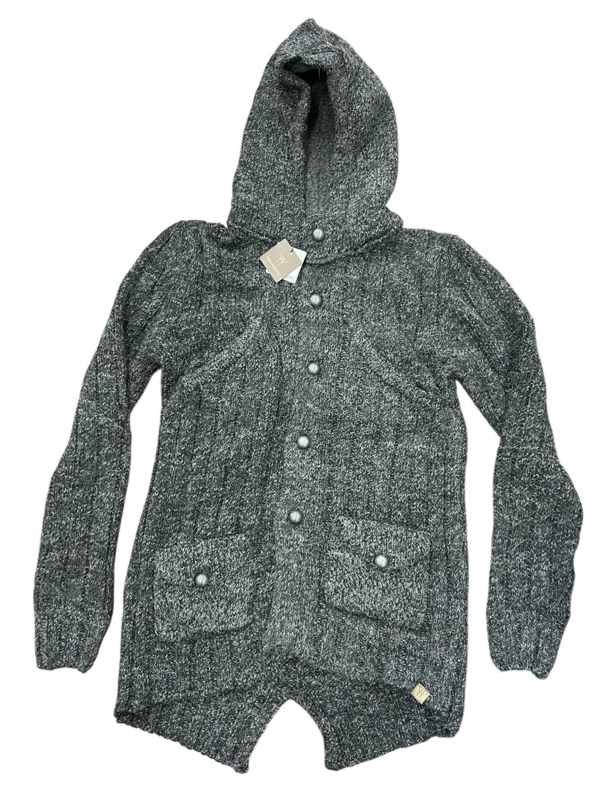 Other NWT Primo Emporio Hooded Knit Jacket - Grey - Size M Size US M / EU 48-50 / 2 - 2 Thumbnail