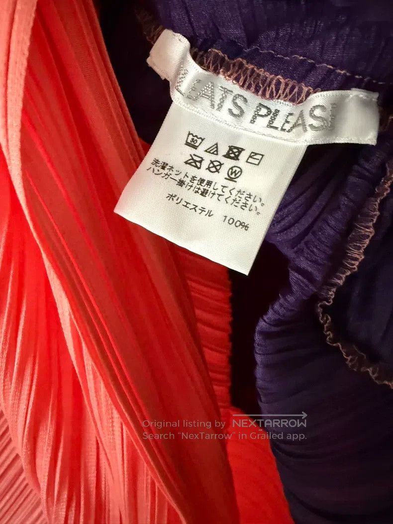 Issey Miyake Issey Miyake Purple-pink Patchwork Design Dress Size XXL / US 16-18 / IT 52-54 - 3 Thumbnail