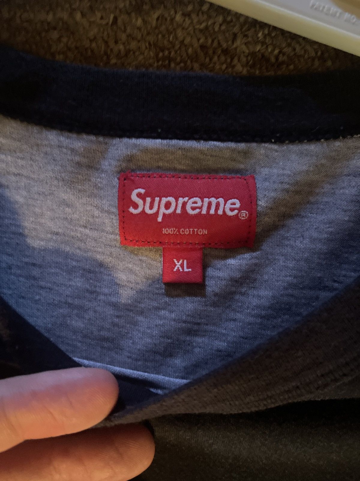 Supreme Supreme Hourglass Raglan L/S Top Black Size US XL / EU 56 / 4 - 2 Thumbnail