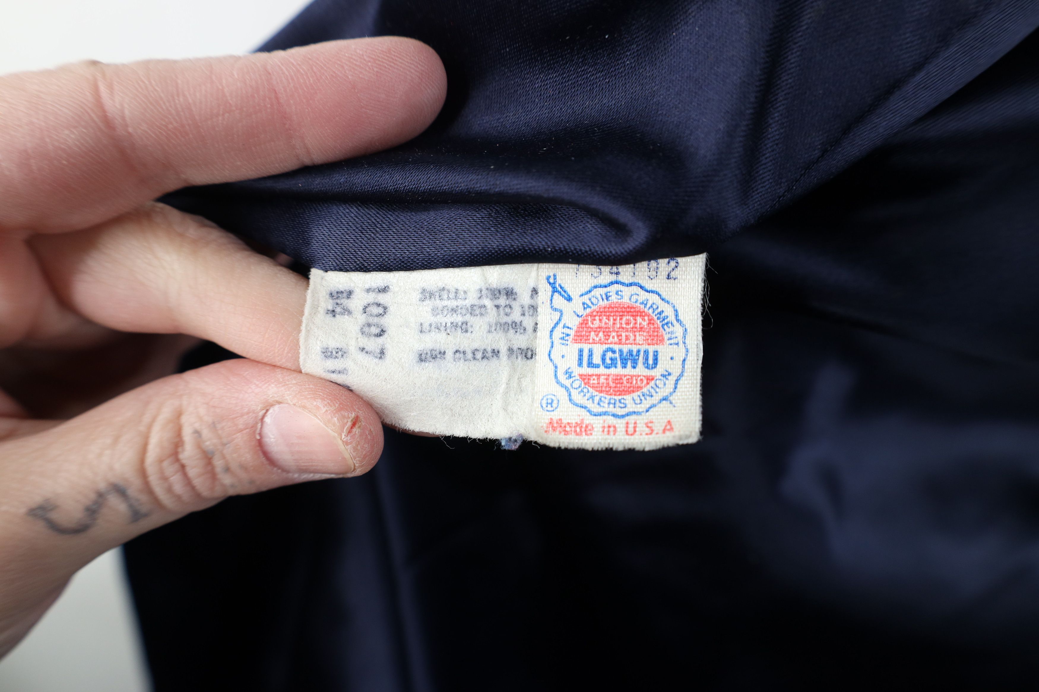 Vintage Vintage 70s Double Breasted Wool Peacoat Jacket Blue USA Size XXL / US 16-18 / IT 52-54 - 13 Thumbnail