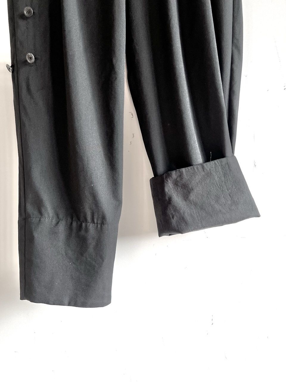 Yohji Yamamoto Yohji Yamamoto Pour Homme W/Gabardine Side Button 2Tuck Pant Size US 32 / EU 48 - 8 Thumbnail