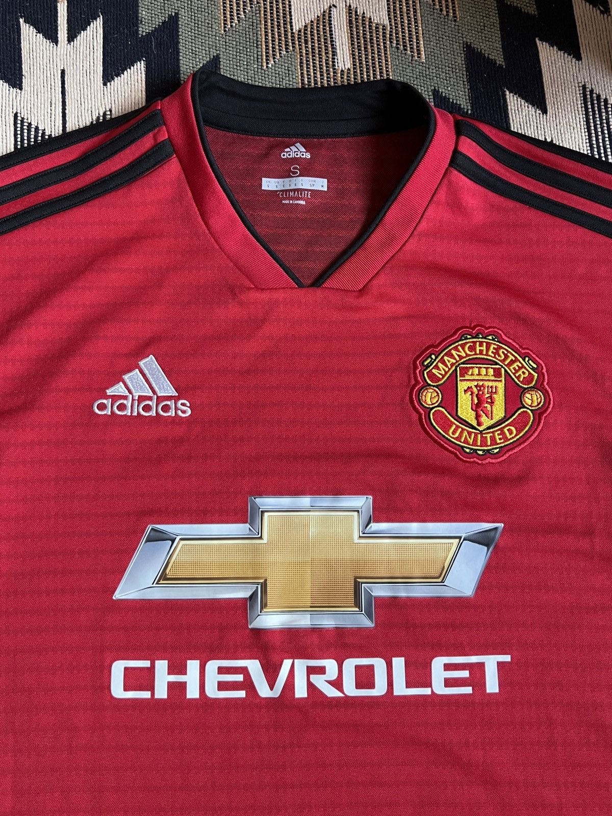 Adidas Adidas Manchester United 2018-19 Soccer Jersey Size US S / EU 44-46 / 1 - 7 Thumbnail