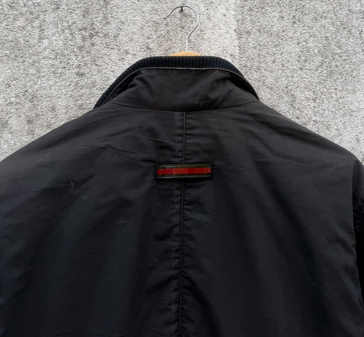 Gucci VTG Gucci Long Coat Faded Waxed Black Size 50 Made In Italy Size US M / EU 48-50 / 2 - 10 Thumbnail