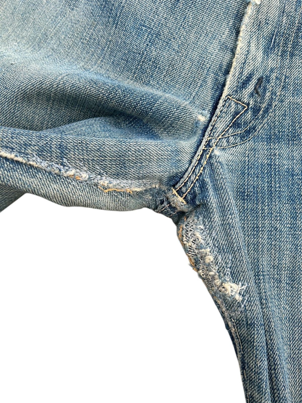 Kapital Vintage Joe McCoy Selvedge Thrashed Repair Denim Jeans Size US 30 / EU 46 - 10 Thumbnail