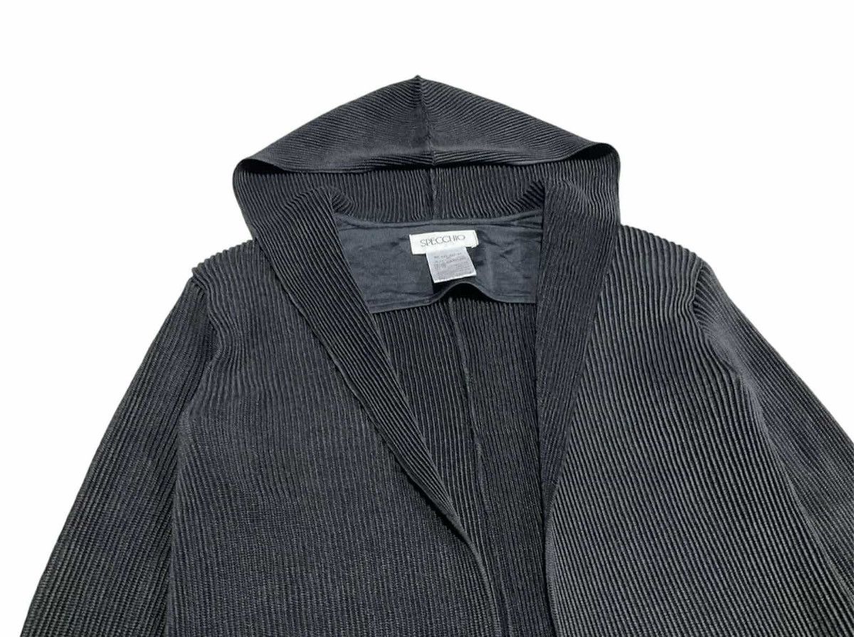 Issey Miyake × Japanese Brand × Pleats Please Issey Miyake 🔥Issey Miyake Style Specchio Pleats Long Cardigan Hoodie Size US L / EU 52-54 / 3 - 4 Thumbnail