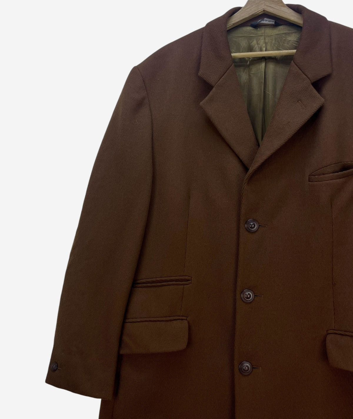 Autumn Cashmere × Versace × Versus Versace 💥Vintage Giani Versus Overcoat Medusa Button Jacket Size US L / EU 52-54 / 3 - 4 Thumbnail