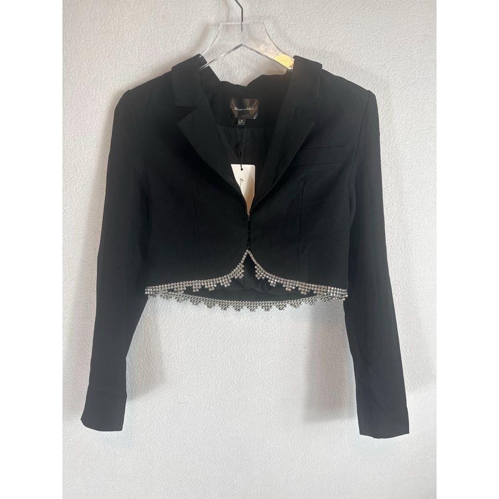 Designer NWT Line & Dot Vaughn Cropped Blazer XS $157 Size XS / US 0-2 / IT 36-38 - 7 Thumbnail