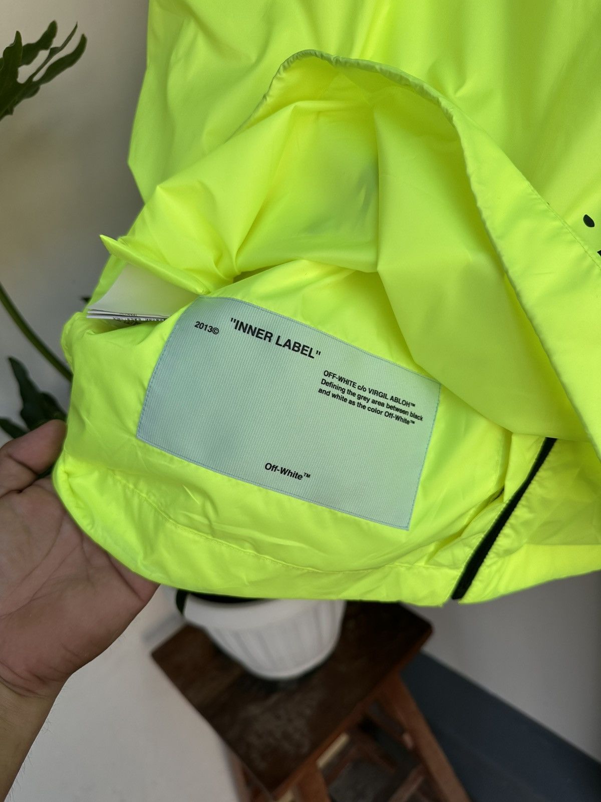 Off-White Off white oversized nylon windbreaker Size US S / EU 44-46 / 1 - 7 Thumbnail