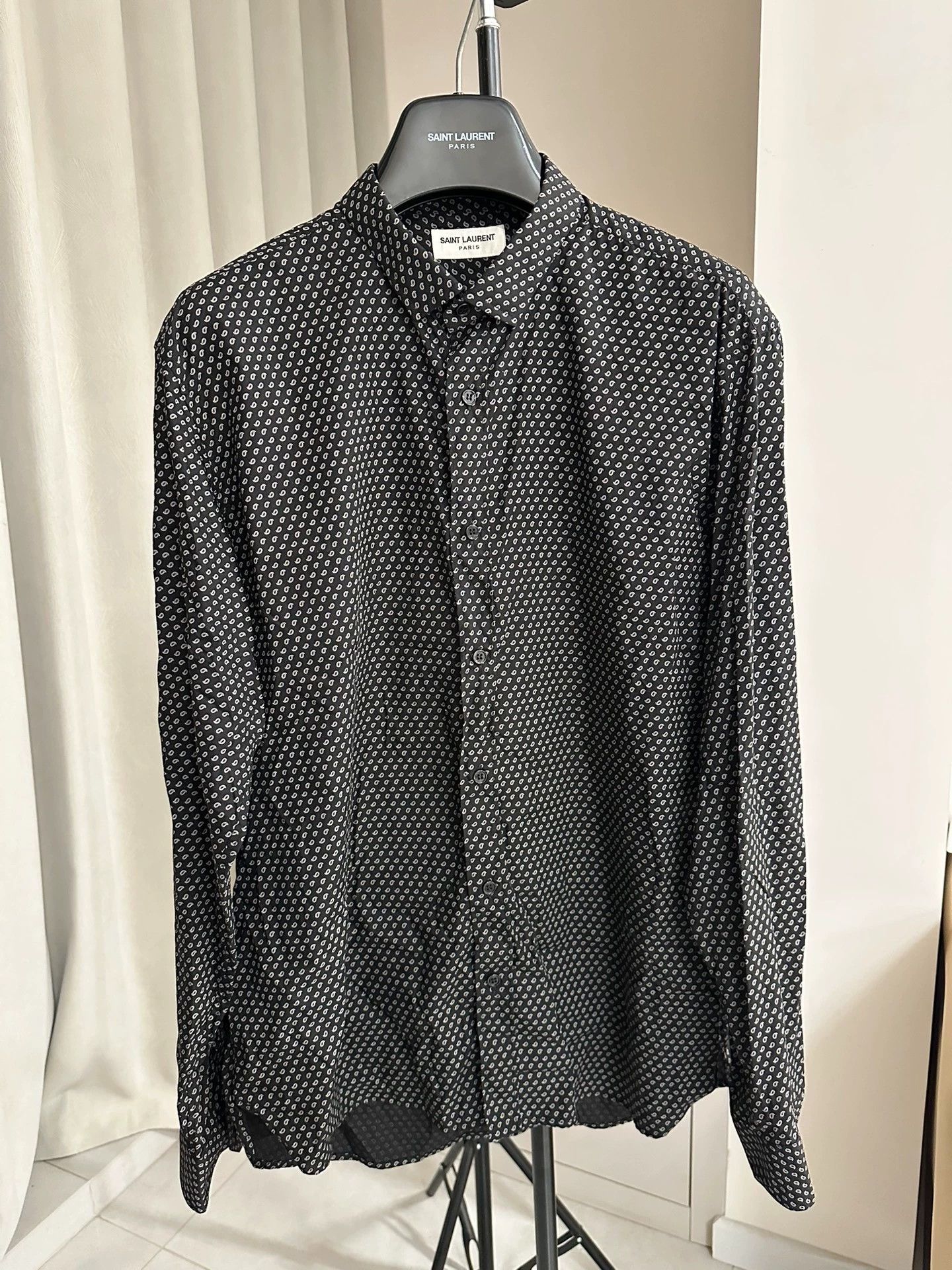 Saint Laurent Paris Saint Laurent SLP 13SS Polka Dot Shirt Size XXL / US 16-18 / IT 52-54 - 1 Thumbnail