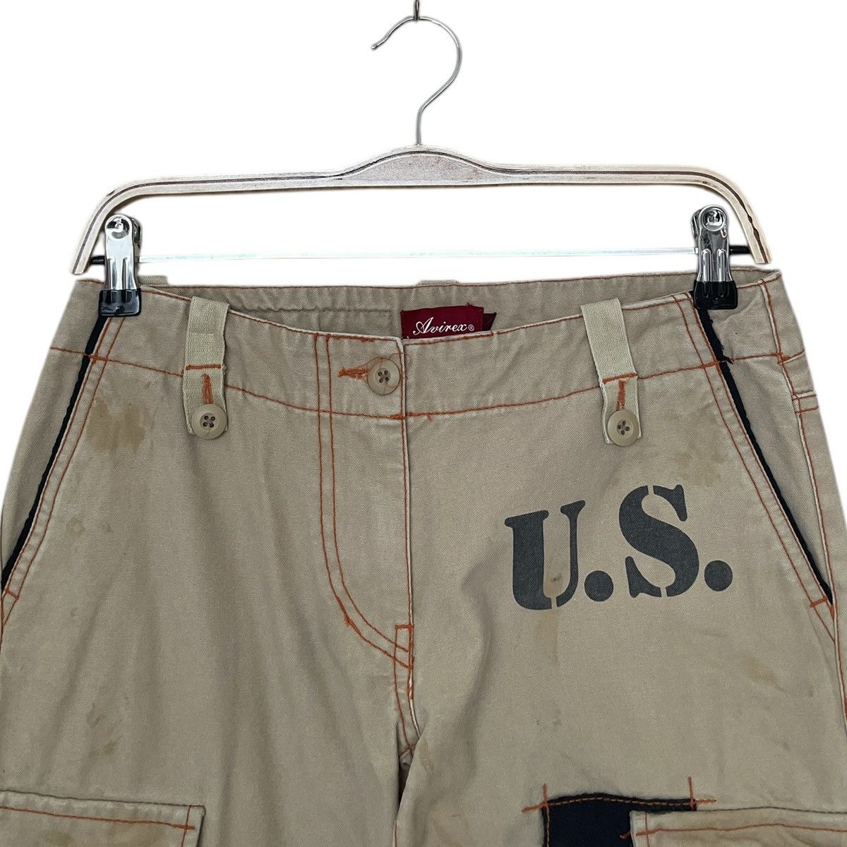 Avirex Vintage Brand Avirex Cargo Pants 1990s Size US 29 - 7 Thumbnail