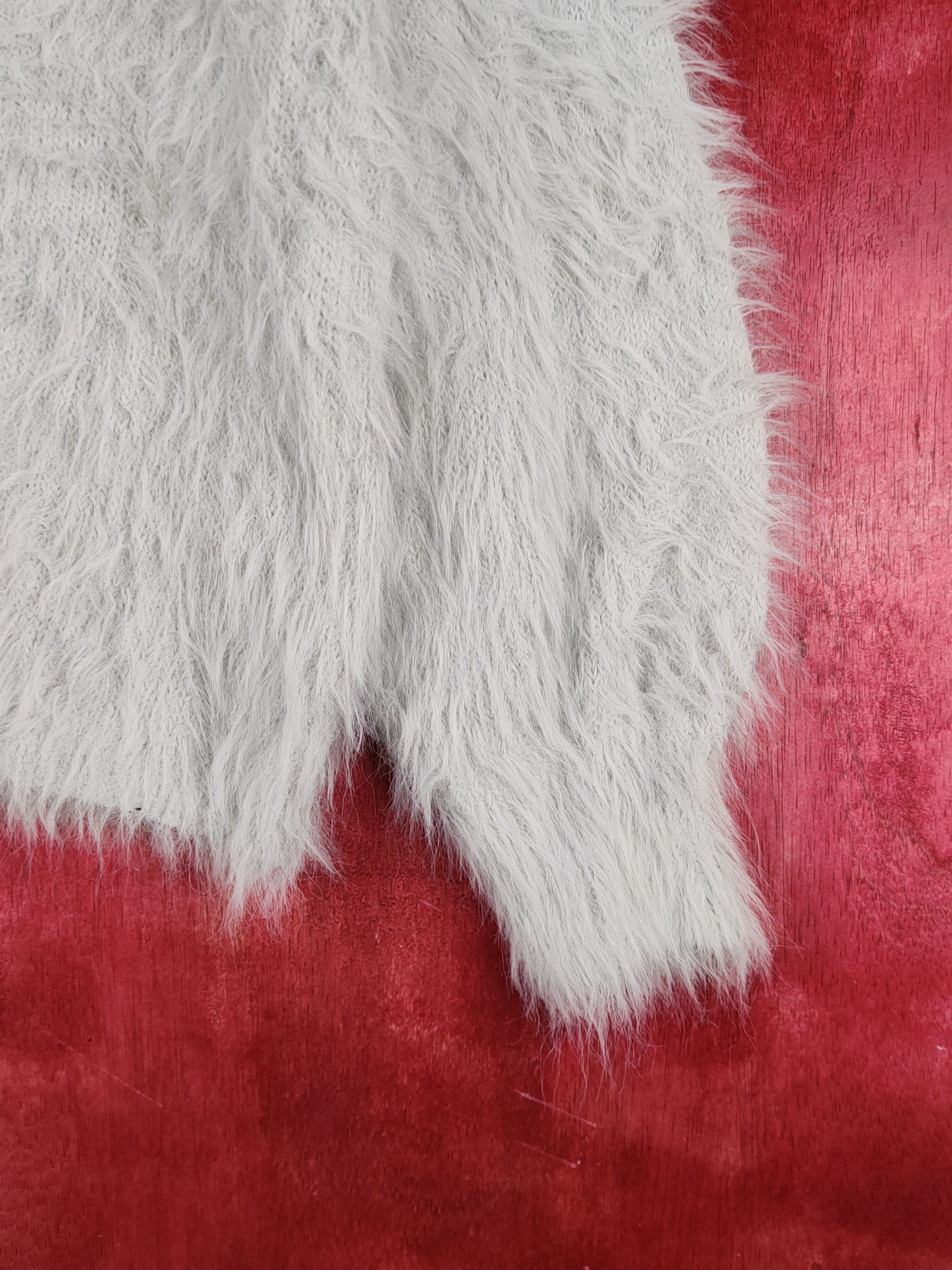Japanese Brand Glacier Light Blue Shag Shaggy Fur Mohair Knitwear #S1959 Size M / US 6-8 / IT 42-44 - 6 Thumbnail