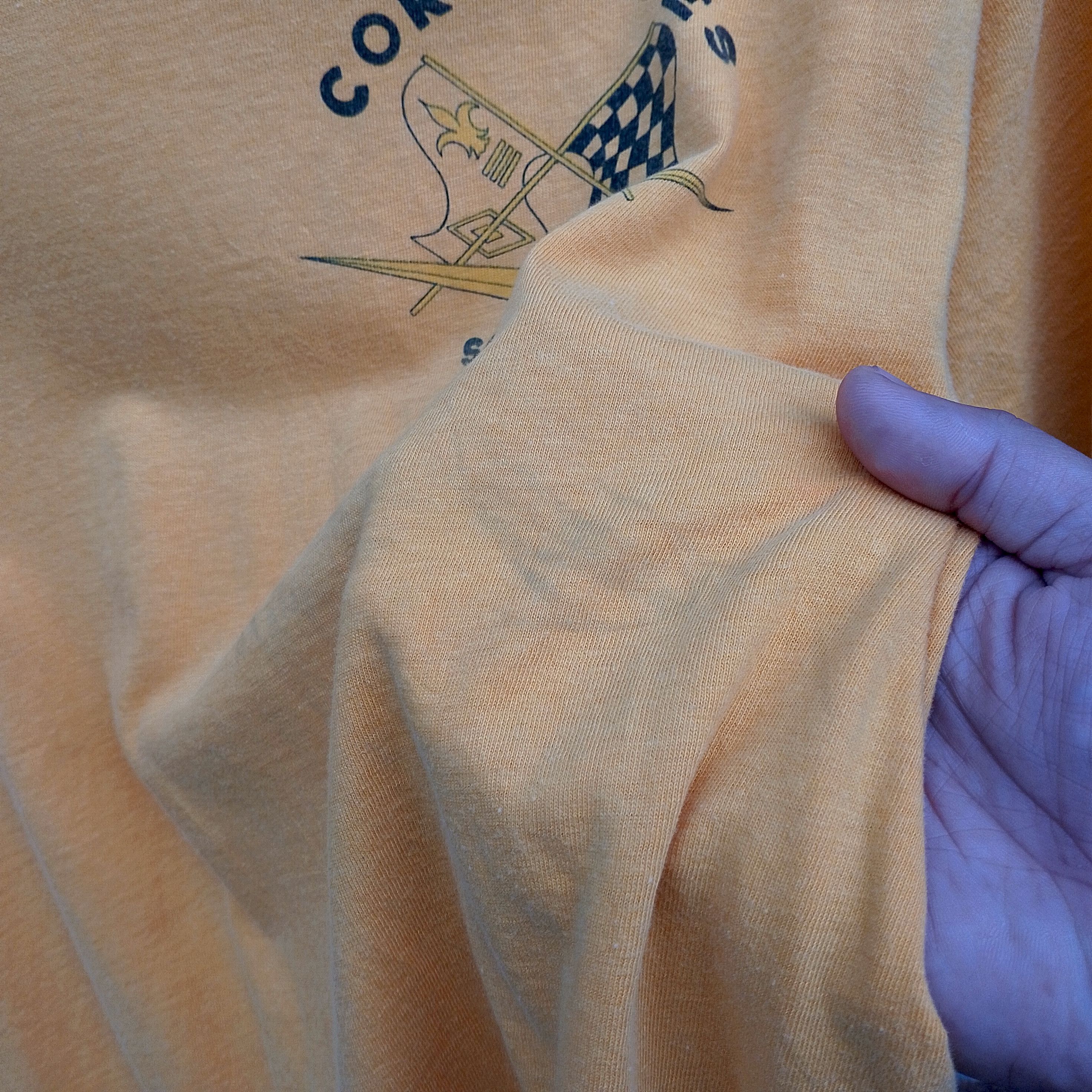 Vintage Vintage 1981 14th Annual Corvette Drag Meet Tshirt Size US M / EU 48-50 / 2 - 10 Thumbnail