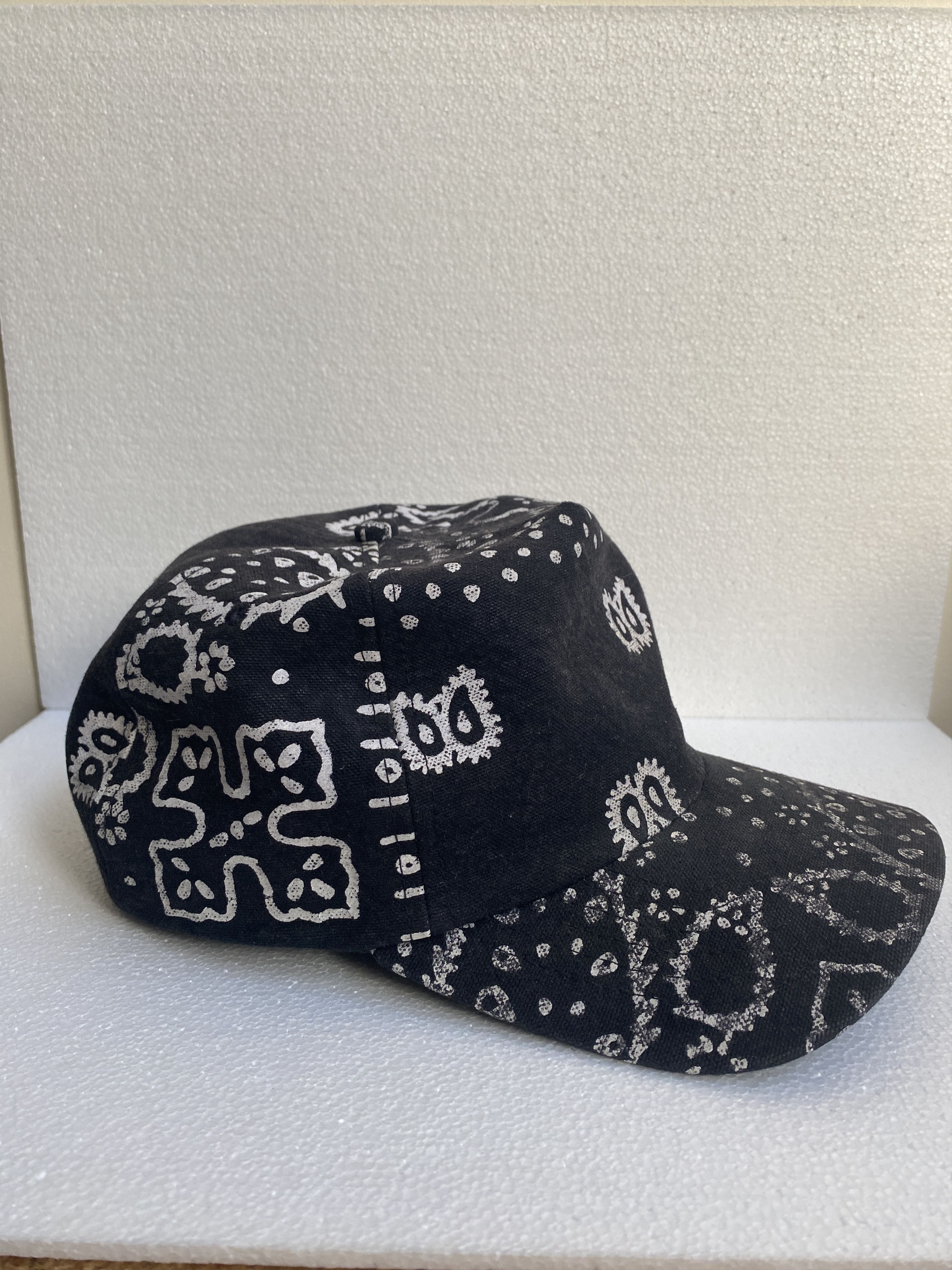 Rhude Rhude Repurposed Paisley Cap Black Size ONE SIZE - 1 Thumbnail