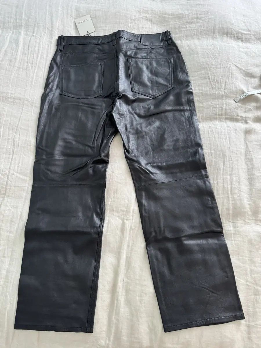 Allsaints AllSaints Lynch Leather Pants (Tailored Fit) – Size M Size US 32 / EU 48 - 2 Thumbnail