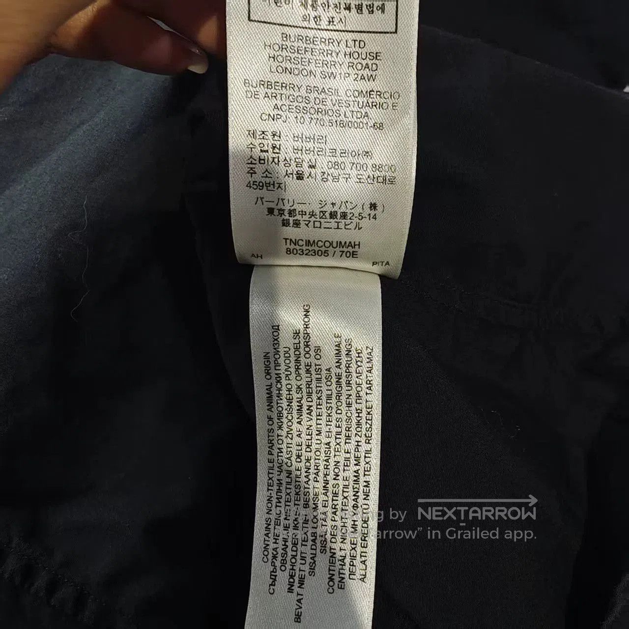 Burberry burberry long sleeve shirt with check collar. Size US M / EU 48-50 / 2 - 6 Thumbnail