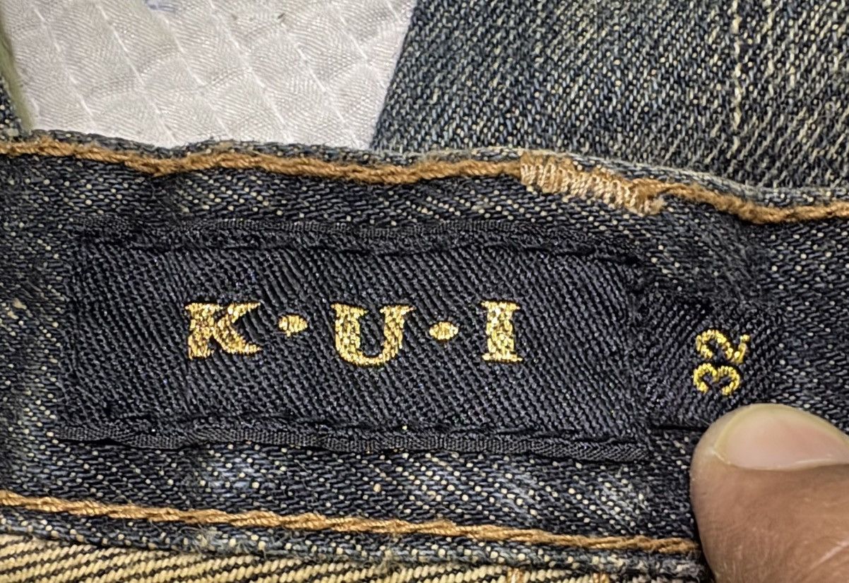 Other K.U.I Streetwear Jeans Flared Distressed Denim Size US 32 / EU 48 - 17 Thumbnail