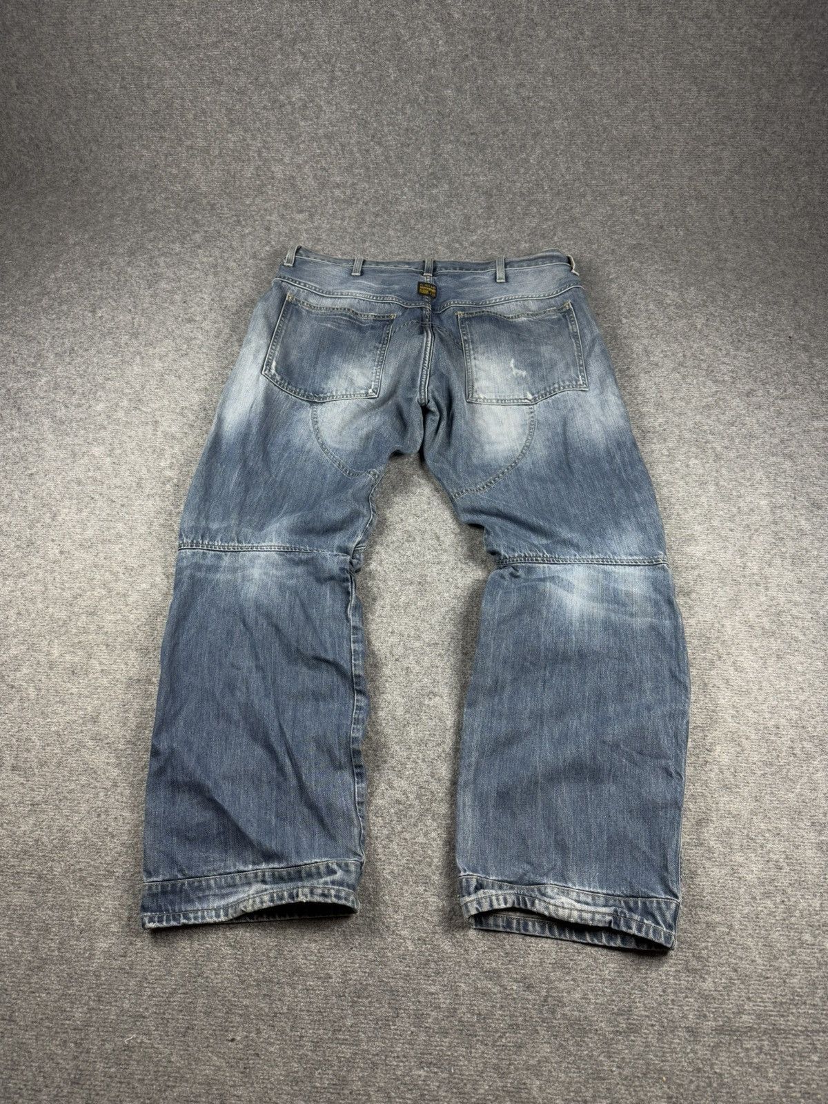G-Star × Japanese Brand Vintage Pants G Star Raw Y2K Denim Flared Baggy Japan Style Size US 38 / EU 54 - 7 Thumbnail