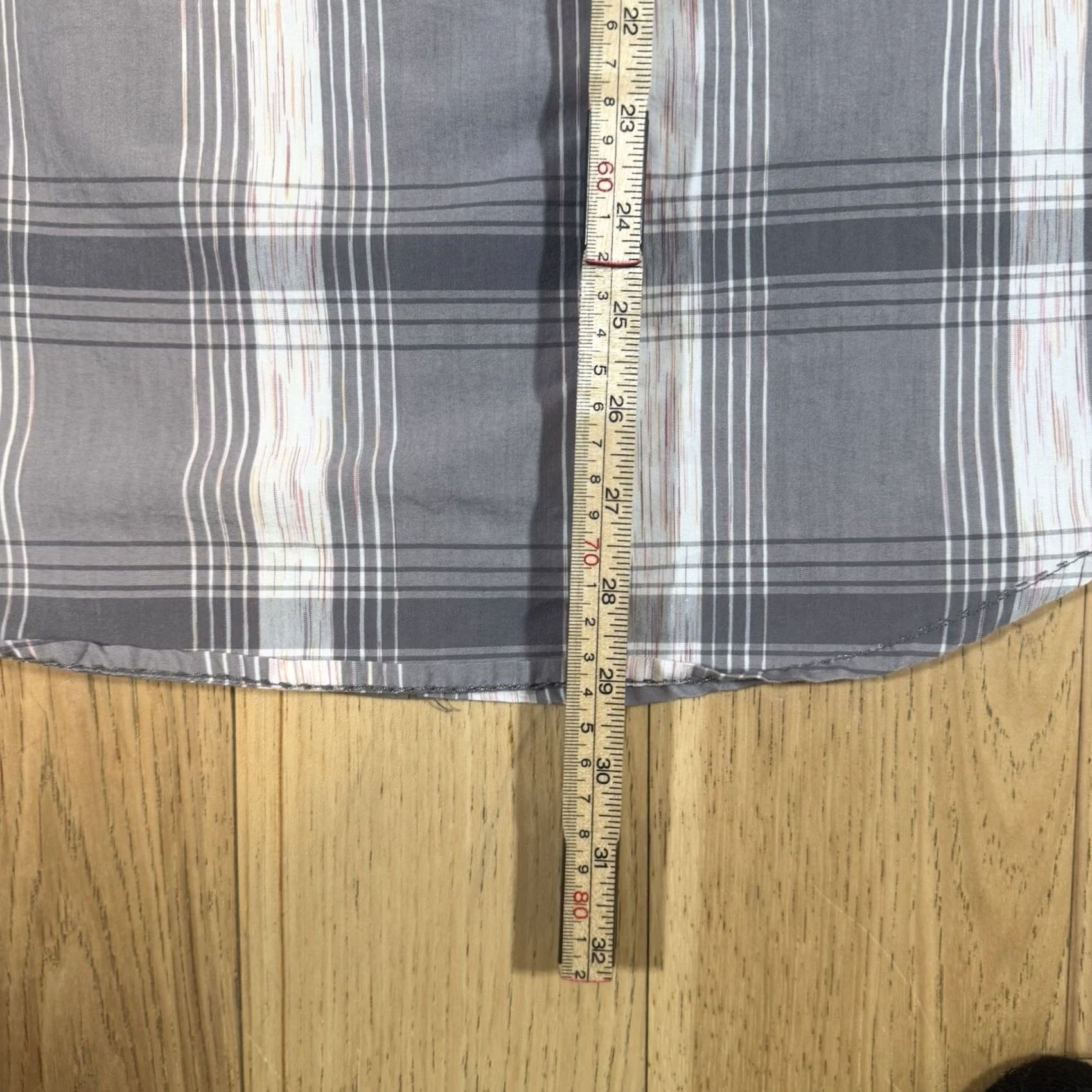 Prana Prana Shirt Mens M Short Sleeve Button Gray Plaid Outdoors Lightweight Shirt Size US M / EU 48-50 / 2 - 8 Thumbnail