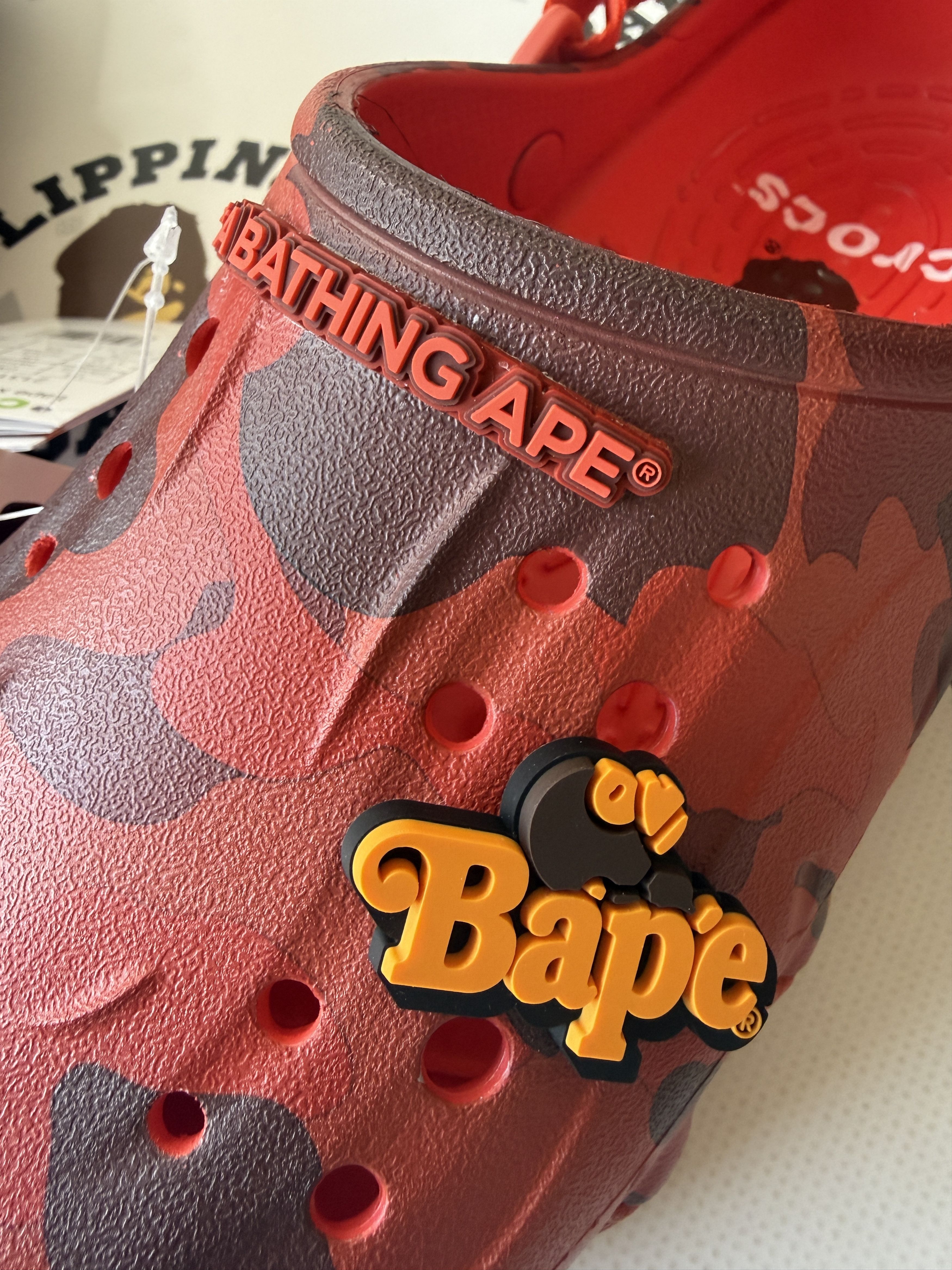 Bape × Crocs BAPE X CROCS ECHO RED Size US 8.5 / EU 41-42 - 5 Thumbnail